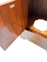 Art Deco Modernist Nightstands by J.A. Muntendam for L.O.V. Oosterbeek, 1920s